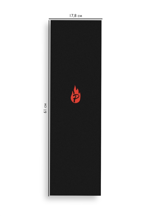 Шкурка для трюкового самоката logo Pipe Red pipelogo-red