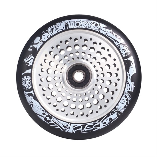 Колесо Tokyo Fuss Dorikin 110 мм., Хром. Dorikin-wheel-silver - фото 8361