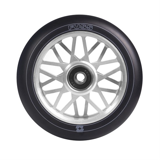 Колесо Tokyo Fuss Shakotan 110 мм., Хром с чёрным. Shakotan-wheel-black-silver - фото 8367
