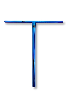 Титановый руль для трюкового самоката PIPE RIDE V2 T 670мм Chrome Blue Ti-pipev2-670mm-chromeblue-T
