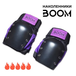 {{photo.Alt || photo.Description || 'Наколенники BOOM Middle для трюкового самоката и скейтборда'}}