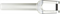 Вилка Tilt Tomahawk 120 SCS / HIC серебристый tilt-tomahawk120-silver - фото 10524