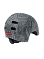 Шлем защитный для cкейтборда самоката и велосипеда PIPE RIDE - Серый M pipe-helmet-greylogo-m