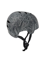 Шлем защитный для cкейтборда самоката и велосипеда PIPE RIDE - Серый L pipe-helmet-greylogo-l