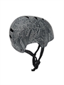 Шлем защитный для cкейтборда самоката и велосипеда PIPE RIDE - Серый S pipe-helmet-greylogo-s