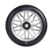 Колесо Tokyo Fuss Shakotan 110 мм., Хром с чёрным. Shakotan-wheel-black-silver - фото 8367