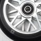 Колесо Tokyo Fuss Shakotan 110 мм., Хром с чёрным. Shakotan-wheel-black-silver - фото 8368